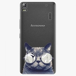 Plastový kryt iSaprio - Crazy Cat 01 - Lenovo A7000