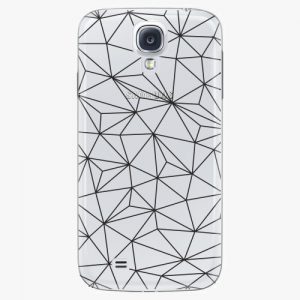 Plastový kryt iSaprio - Abstract Triangles 03 - black - Samsung Galaxy S4