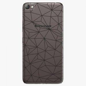 Plastový kryt iSaprio - Abstract Triangles 03 - black - Lenovo S60
