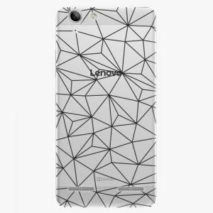 Plastový kryt iSaprio - Abstract Triangles 03 - black - Lenovo Vibe K5