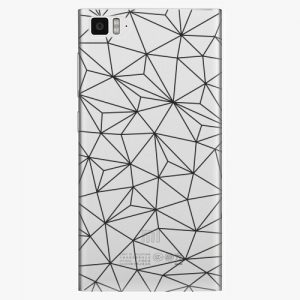 Plastový kryt iSaprio - Abstract Triangles 03 - black - Xiaomi Mi3