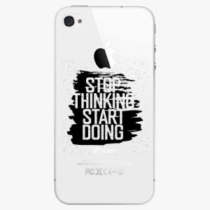 Plastový kryt iSaprio - Start Doing - black - iPhone 4/4S