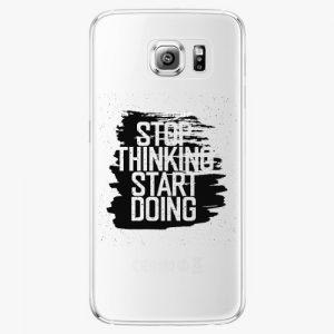 Plastový kryt iSaprio - Start Doing - black - Samsung Galaxy S6 Edge Plus