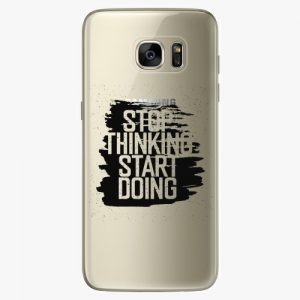 Plastový kryt iSaprio - Start Doing - black - Samsung Galaxy S7