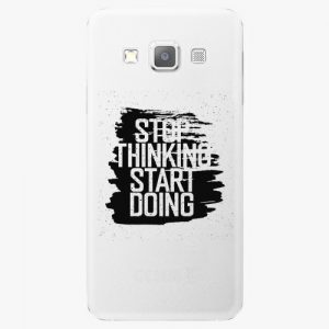 Plastový kryt iSaprio - Start Doing - black - Samsung Galaxy A3