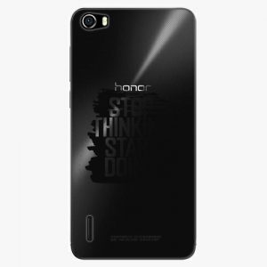 Plastový kryt iSaprio - Start Doing - black - Huawei Honor 6