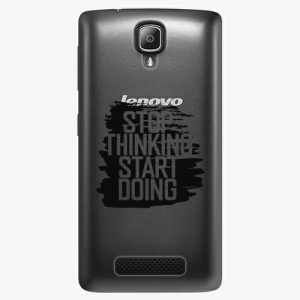 Plastový kryt iSaprio - Start Doing - black - Lenovo A1000