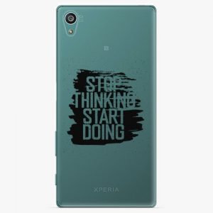 Plastový kryt iSaprio - Start Doing - black - Sony Xperia Z5