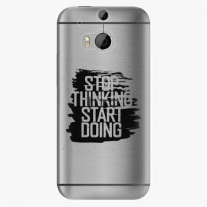 Plastový kryt iSaprio - Start Doing - black - HTC One M8