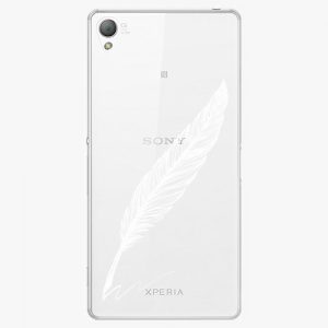 Plastový kryt iSaprio - Writing By Feather - white - Sony Xperia Z3