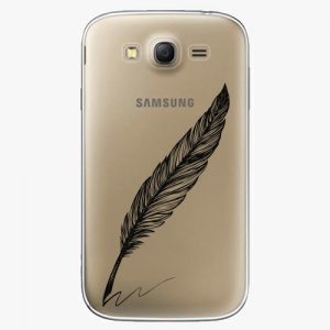 Plastový kryt iSaprio - Writing By Feather - black - Samsung Galaxy Grand Neo Plus