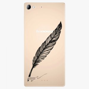 Plastový kryt iSaprio - Writing By Feather - black - Lenovo Vibe X2