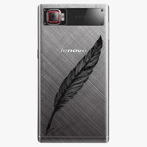 Plastový kryt iSaprio - Writing By Feather - black - Lenovo Z2 Pro