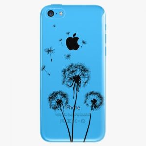 Plastový kryt iSaprio - Three Dandelions - black - iPhone 5C