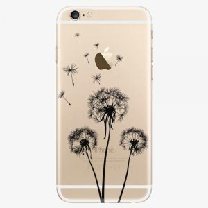Plastový kryt iSaprio - Three Dandelions - black - iPhone 6/6S