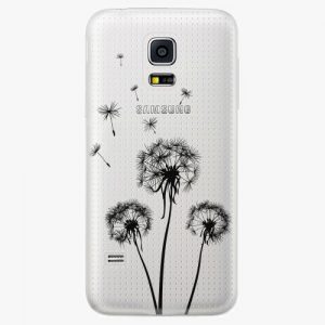 Plastový kryt iSaprio - Three Dandelions - black - Samsung Galaxy S5 Mini