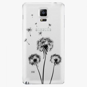 Plastový kryt iSaprio - Three Dandelions - black - Samsung Galaxy Note 4