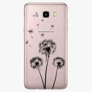 Plastový kryt iSaprio - Three Dandelions - black - Samsung Galaxy J5 2016