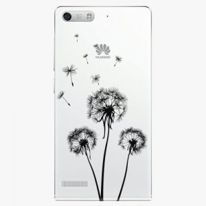 Plastový kryt iSaprio - Three Dandelions - black - Huawei Ascend G6