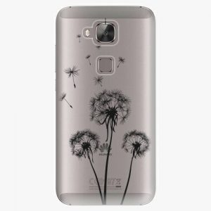 Plastový kryt iSaprio - Three Dandelions - black - Huawei Ascend G8