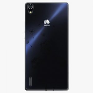 Plastový kryt iSaprio - Three Dandelions - black - Huawei Ascend P7