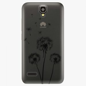 Plastový kryt iSaprio - Three Dandelions - black - Huawei Ascend Y5