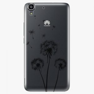 Plastový kryt iSaprio - Three Dandelions - black - Huawei Ascend Y6