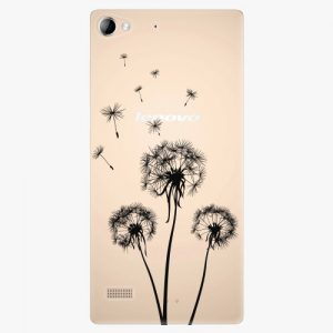 Plastový kryt iSaprio - Three Dandelions - black - Lenovo Vibe X2