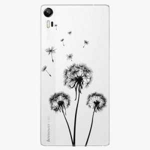 Plastový kryt iSaprio - Three Dandelions - black - Lenovo Vibe Shot