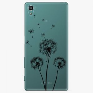 Plastový kryt iSaprio - Three Dandelions - black - Sony Xperia Z5