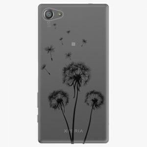 Plastový kryt iSaprio - Three Dandelions - black - Sony Xperia Z5 Compact