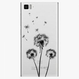 Plastový kryt iSaprio - Three Dandelions - black - Xiaomi Mi3