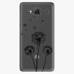Plastový kryt iSaprio - Three Dandelions - black - Xiaomi Redmi 2