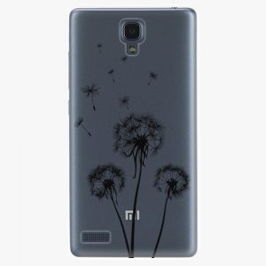 Plastový kryt iSaprio - Three Dandelions - black - Xiaomi Redmi Note