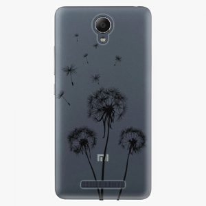 Plastový kryt iSaprio - Three Dandelions - black - Xiaomi Redmi Note 2