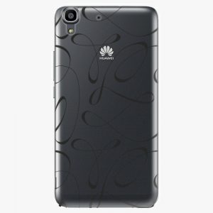 Plastový kryt iSaprio - Fancy - black - Huawei Ascend Y6
