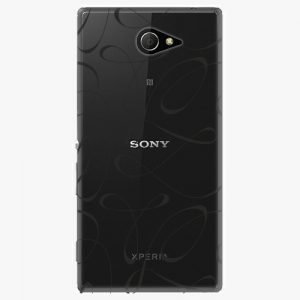 Plastový kryt iSaprio - Fancy - black - Sony Xperia M2