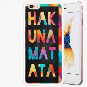 Plastový kryt iSaprio - Hakuna Matata 01 - iPhone 6 Plus/6S Plus - Rose Gold