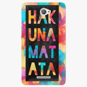 Plastový kryt iSaprio - Hakuna Matata 01 - Sony Xperia E4
