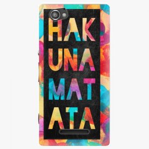 Plastový kryt iSaprio - Hakuna Matata 01 - Sony Xperia M