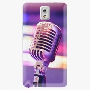 Plastový kryt iSaprio - Vintage Microphone - Samsung Galaxy Note 3
