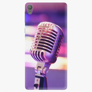 Plastový kryt iSaprio - Vintage Microphone - Sony Xperia E5