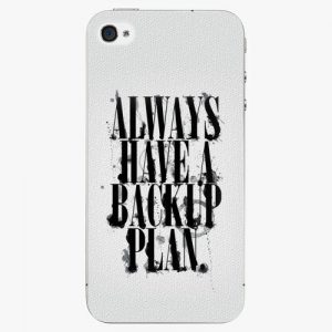 Plastový kryt iSaprio - Backup Plan - iPhone 4/4S