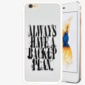 Plastový kryt iSaprio - Backup Plan - iPhone 6/6S - Gold