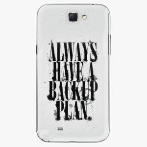 Plastový kryt iSaprio - Backup Plan - Samsung Galaxy Note 2