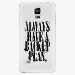 Plastový kryt iSaprio - Backup Plan - Samsung Galaxy Note 4