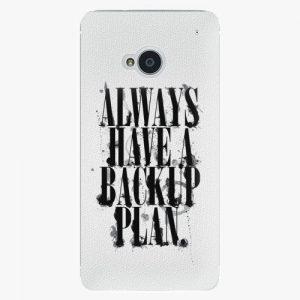 Plastový kryt iSaprio - Backup Plan - HTC One M7