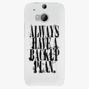Plastový kryt iSaprio - Backup Plan - HTC One M8
