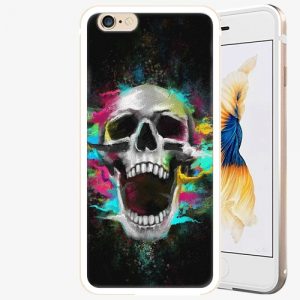 Plastový kryt iSaprio - Skull in Colors - iPhone 6/6S - Gold