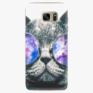 Plastový kryt iSaprio - Galaxy Cat - Samsung Galaxy S7 Edge